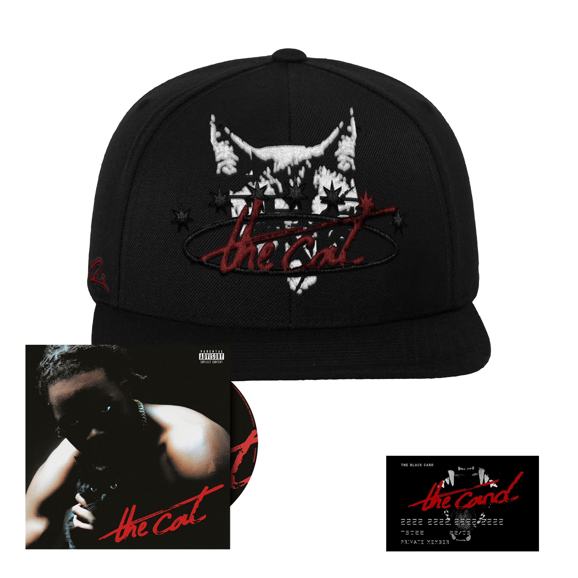CD « The cat » + casquette + Black Card