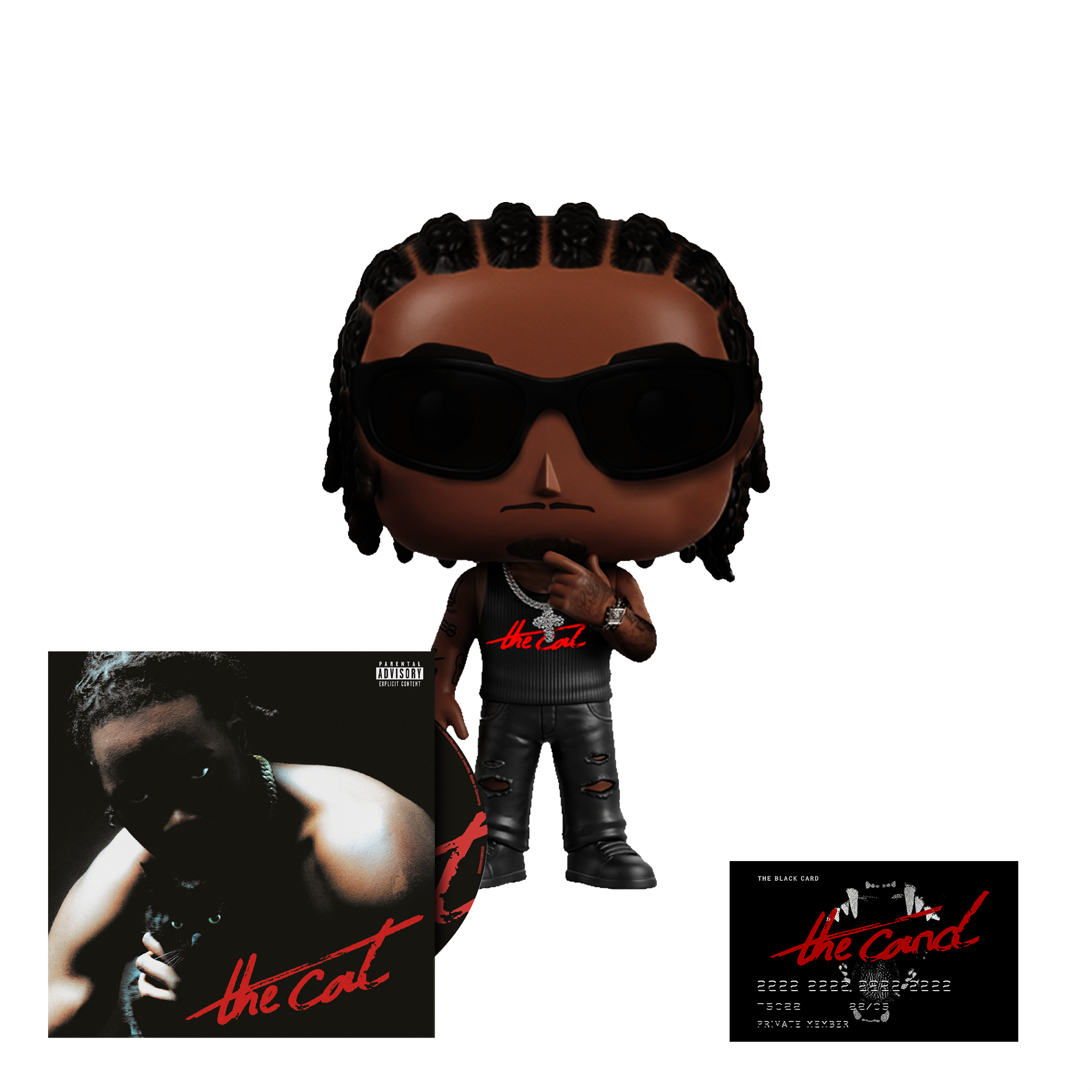 CD « The cat » + figurine Nono + Black Card